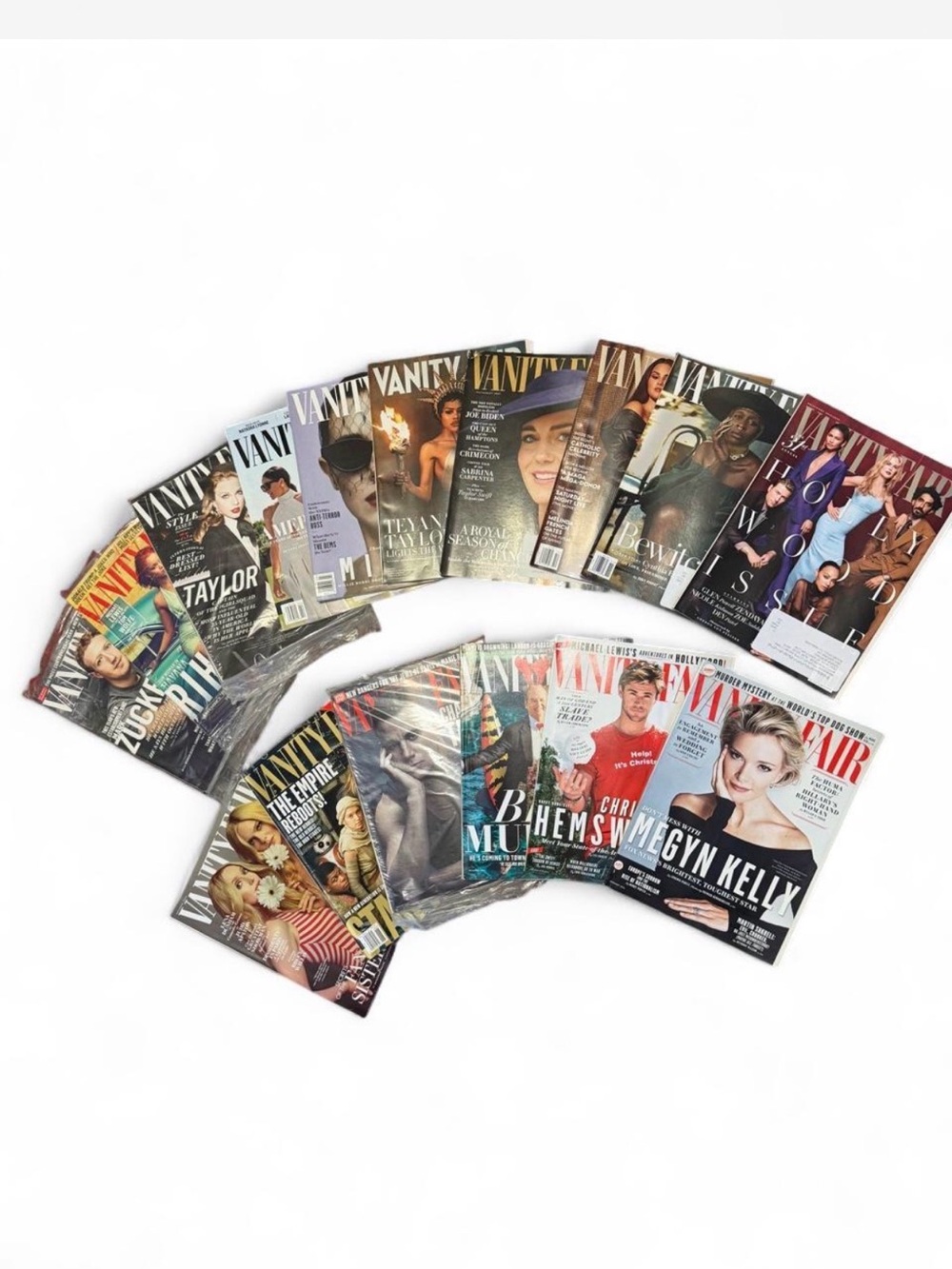 Vanity Fair Assorted Color Cover Magazine Lot of 16